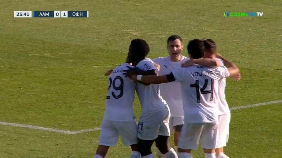 Λαμία - ΟΦΗ 0-1: Το... λαγωνικό Ντίκο, «τρύπωσε» και έδωσε προβάδισμα στους Κρητικούς! (video)