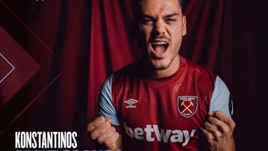 Επίσημο: Ο Ντίνος Μαυροπάνος ανακοινώθηκε από τη Γουέστ Χαμ με θέα… Ακρόπολη (video)