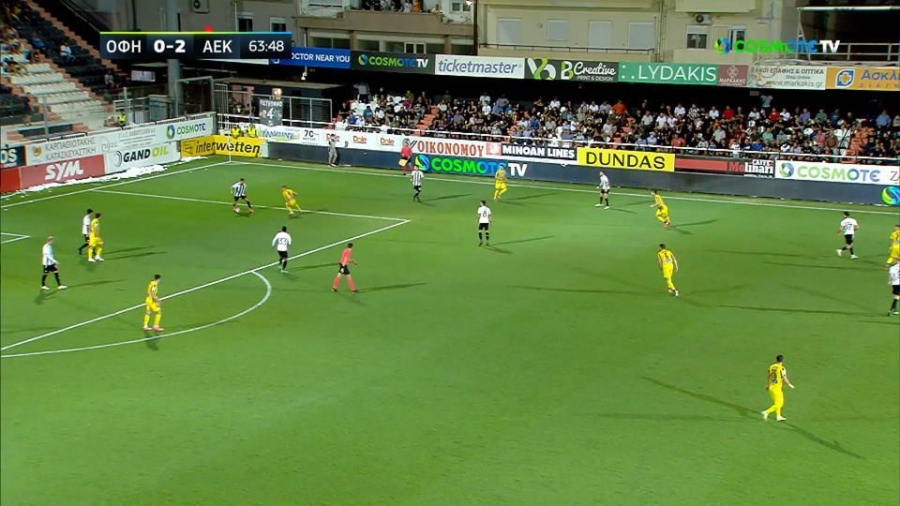 ΟΦΗ – ΑΕΚ 0-3: Ο Ανσαριφάρντ βάζει το κερασάκι στην τούρτα! (video)