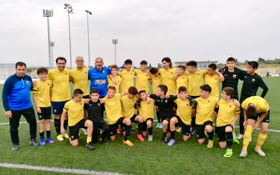 Προπονήθηκαν με τις ακαδημίες της ΑΕΚ οι Σέζαρ, Μπλάνκο και Μαντούκα – Έγινε αναπαράσταση του γκολ του Σέζαρ κόντρα στη Μίλαν (video)