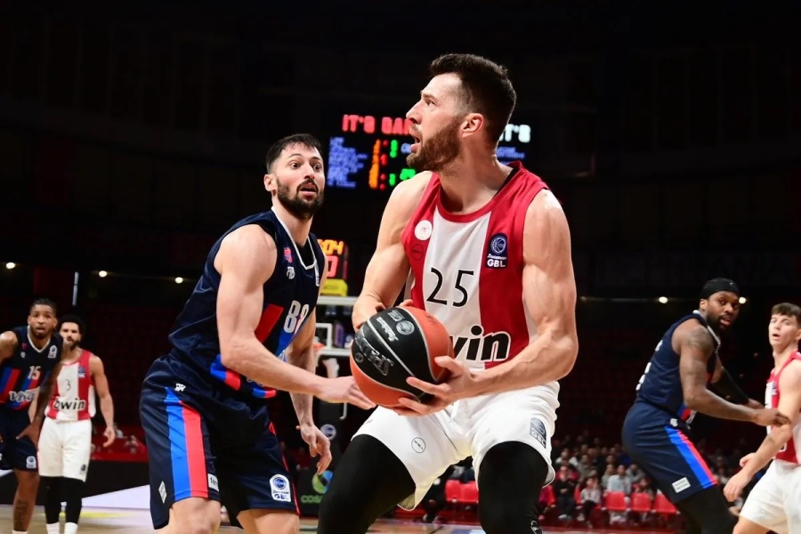 Κάνει το πρώτο βήμα για τα ημιτελικά της GBL ο Ολυμπιακός και... ταμείο από τη Betsson!