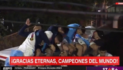 Μέσι, Ντι Μαρία και τρεις ακόμα παίκτες της Αργεντινής, «συγκρούστηκαν» με καλώδιο! (video)