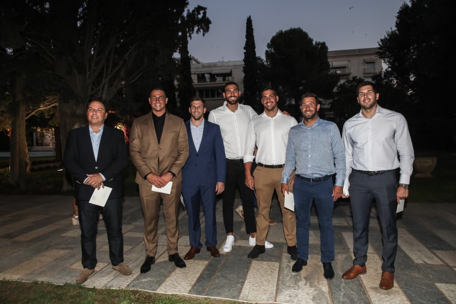 Στο Προεδρικό Μέγαρο η Εθνική Ομάδα Πόλο