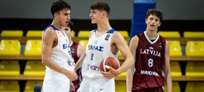 Με άνεση στην 8αδα του Ευρωμπάσκετ η Εθνική Παίδων, διέλυσε 84-62 και τη Λετονία