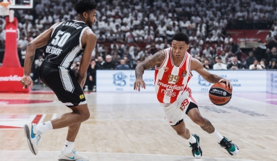 EuroLeague Round 19: Ο Ερυθρός υπέταξε την Παρτιζάν στην «καυτή» Stark Arena, διέσυρε την Μακάμπι η Φενέρμπαχτσε