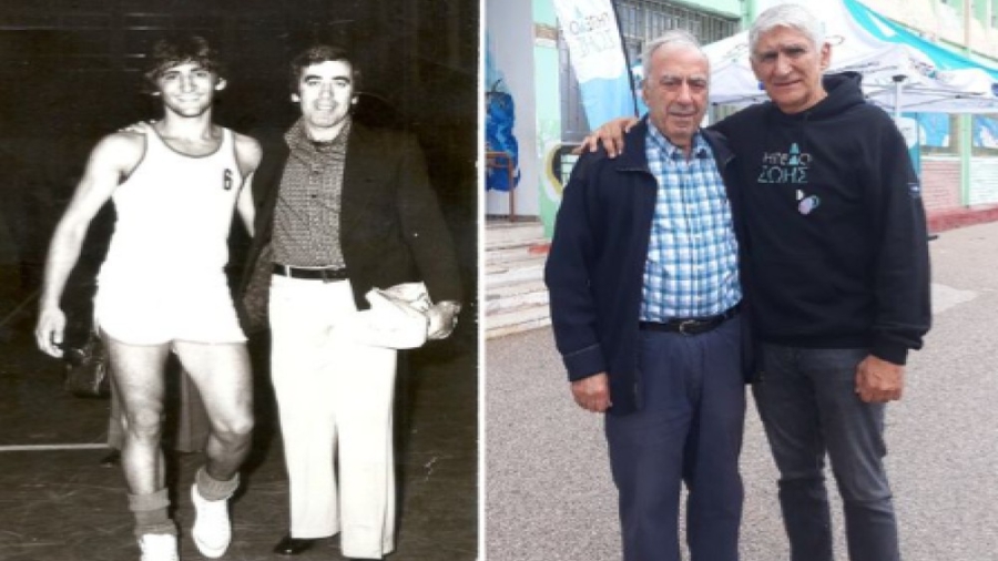 Ο Παναγιώτης Γιαννάκης με τον άνθρωπο που τον ανακάλυψε και τον πίστεψε, 45 χρόνια μετά...