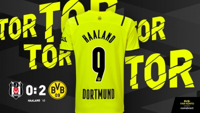 Μπεσίκτας - Ντόρτμουντ 0-2: Ο Χάαλαντ τελειώνει το ματς στο «Vodafone Arena» (video)