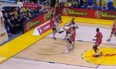 Euroleague: Η τρομερή τάπα του Βεζένκοφ στον Έβανς (video)