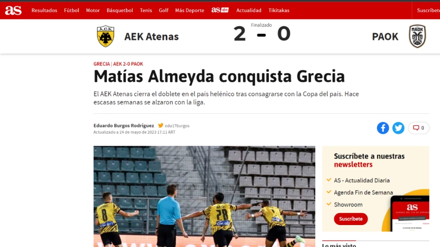 Διθυραμβικά σχόλια της AS για Αλμέιδα: «Επανάσταση με αργεντίνικη προφορά»