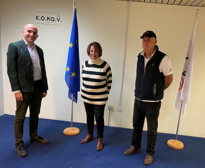 Συνάντηση του Διοικητή Γρηγόρη Λέοντα με την Πρόεδρο της Ελληνικής Ιστιοπλοϊκής Ομοσπονδίας Νίκη Αναστασίου