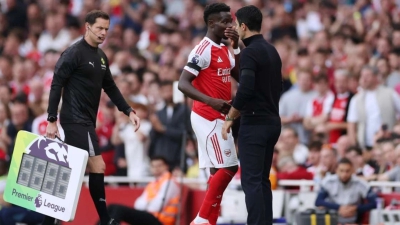 Πλήγμα για την Άρσεναλ - Ένα μήνα εκτός δράσης ο Σάκα!