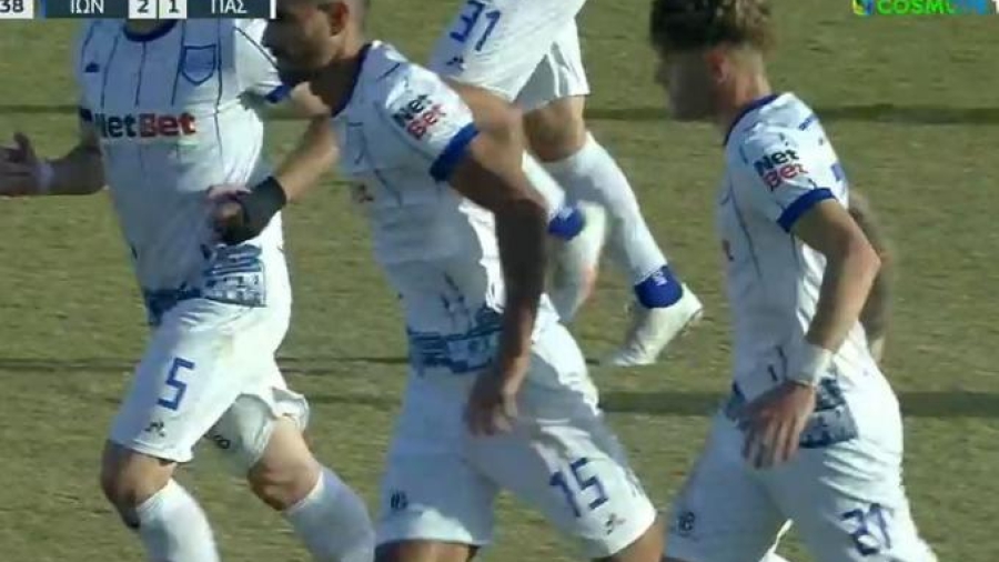 Ιωνικός – ΠΑΣ Γιάννινα 2-1: Επιστρέφουν στο παιχνίδι οι φιλοξενούμενοι με εκτέλεση πέναλτι του Εραμούσπε (video)
