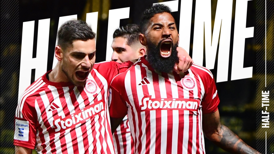 Άρης – Ολυμπιακός 0-2: Τρομερό ξεκίνημα  οι «ερυθρόλευκοι», πρωταγωνιστής ο Ρόντινεϊ! (video)