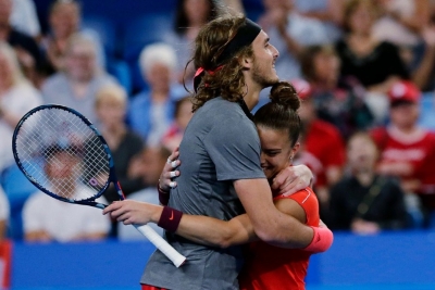 Η κοινή προπόνηση των Τσιτσιπά – Σάκκαρη στο Τόκιο (video)