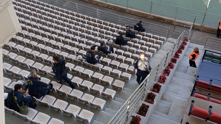 Κατάμεστο, αλλά από αστυνομικές δυνάμεις το Πανθεσσαλικό! (video)