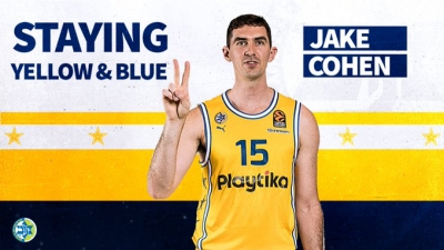 Μακάμπι Τελ-Αβίβ: Ανανέωσε ο Τζέικ Κοέν