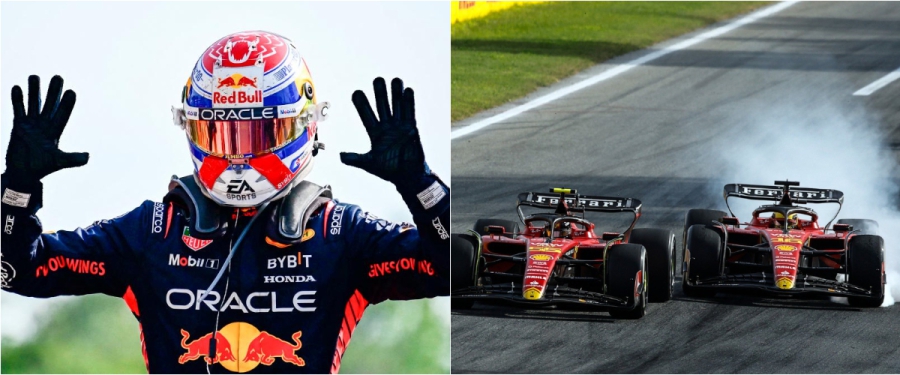 Οι 5+1 στιγμές από το Grand Prix της Ιταλίας: Το τέλειο «10» του Φερστάπεν και ο… εμφύλιος στη Φεράρι (video)