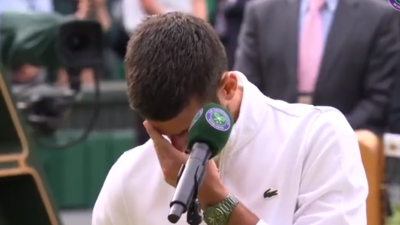 Τζόκοβιτς: Δεν μπόρεσε να συγκρατήσει τα δάκρυά του μετά τον χαμένο τελικό στο Wimbledon (video)