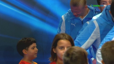 Υπέροχος Χάαλαντ: Έπιασε συζήτηση με τον Λέανδρο, τον μικρό φίλο του ΠΑΟΚ! (video)