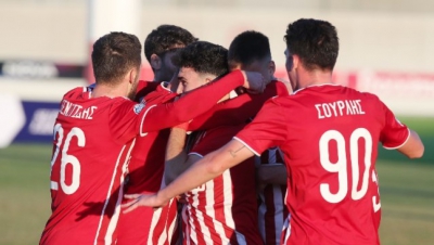 Ολυμπιακός Β': Εκτός αποστολής Μαρίνος και Πινακάς