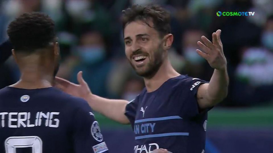 Σπόρτινγκ Λισαβόνας – Μάντσεστερ Σίτι 0-4: Φόντεν και Μπερνάρντο Σίλβα… τελειώνουν τον αγώνα από το ημίχρονο (video)