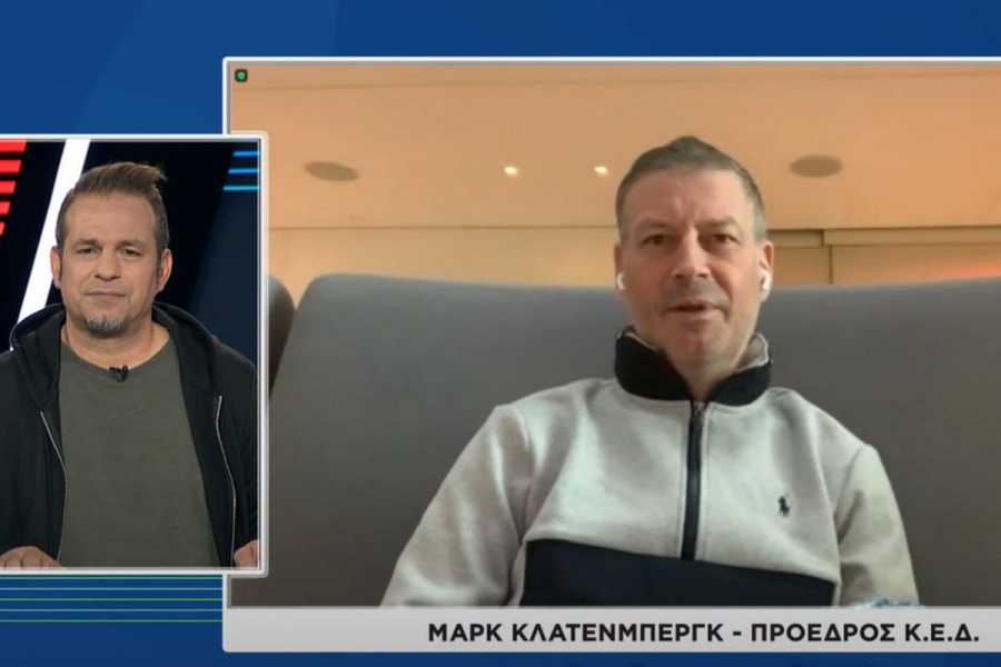 Κλάτενμπεργκ στην εκπομπή Monday FC: «Τοξικό το περιβάλλον στην Ελλάδα, ας κάνουν σε εμένα τα παράπονα τους»