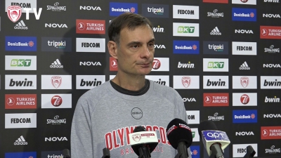 Μπαρτζώκας: «Να παίξουμε με περισσότερη συγκέντρωση και ένταση στην άμυνα»