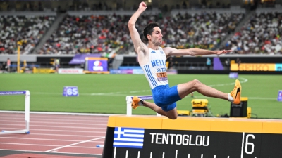 Χαλαρά στον τελικό με το πρώτο άλμα ο Τεντόγλου!