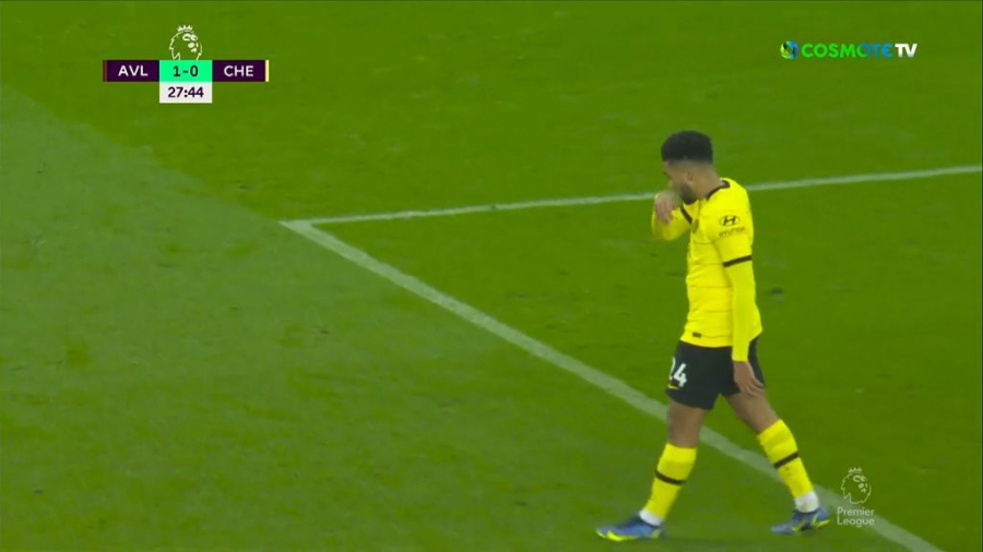 Άστον Βίλα - Τσέλσι 1-1: Προηγήθηκαν οι «χωριάτες» με αυτογκόλ του Τζέιμς! Άμεση ισοφάριση με πέναλτι του Ζορζίνιο (video)