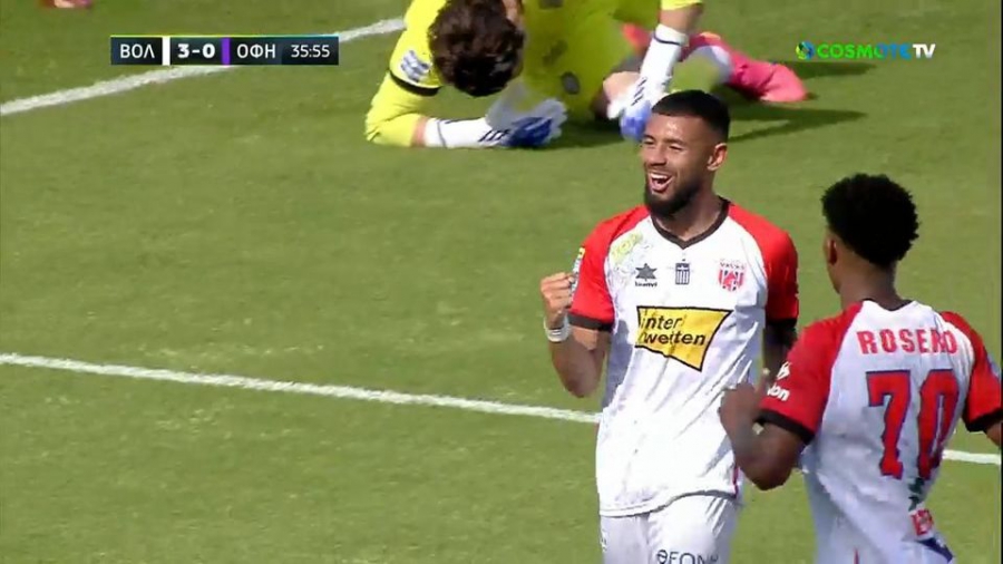 Βόλος – ΟΦΗ 3-0: Φαν Βέερτ ξαναχτυπά, Φερνάντες… ζωγραφίζει! (video)