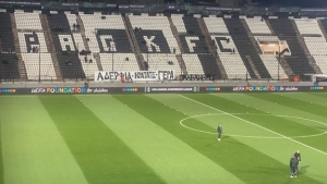 Εισαγγελέας για το πανό-ντροπή στην Τούμπα, ζητάει τις κάμερες για να βρει ποιοι το έβαλαν!