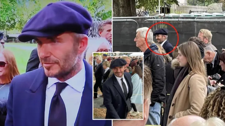 O Μπέκαμ περίμενε 12 ώρες στην ουρά για να προσκυνήσει την σορό της Βασίλισσας Ελισάβετ! (vid)