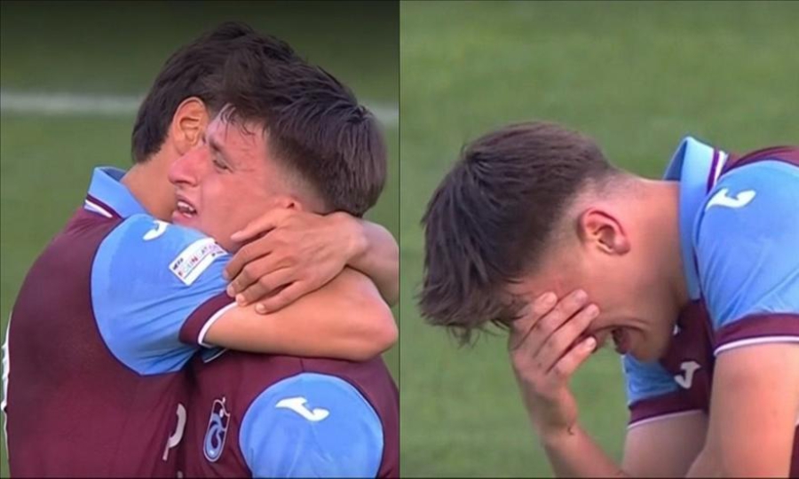 Ανατριχιαστική στιγμή στον τελικό του Youth League: Παίκτης της Τράμπζονσπορ σκόραρε και… ξέσπασε σε λυγμούς! (video)