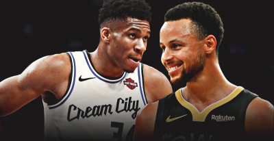 Tο «respect» του Giannis στον πρωταθλητή Στεφ Κάρι και τα καινούρια Zoom Freak (video)