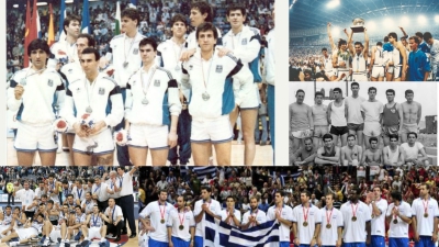 Εθνική Ελλάδος: Τα πέντε μετάλλια της γαλανόλευκης σε Ευρωμπάσκετ! (video)