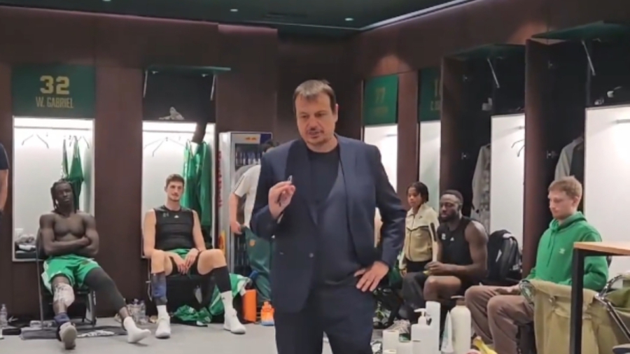 Η ομιλία του Εργκίν Αταμάν στα αποδυτήρια μετά τη νίκη των «πρασίνων»!