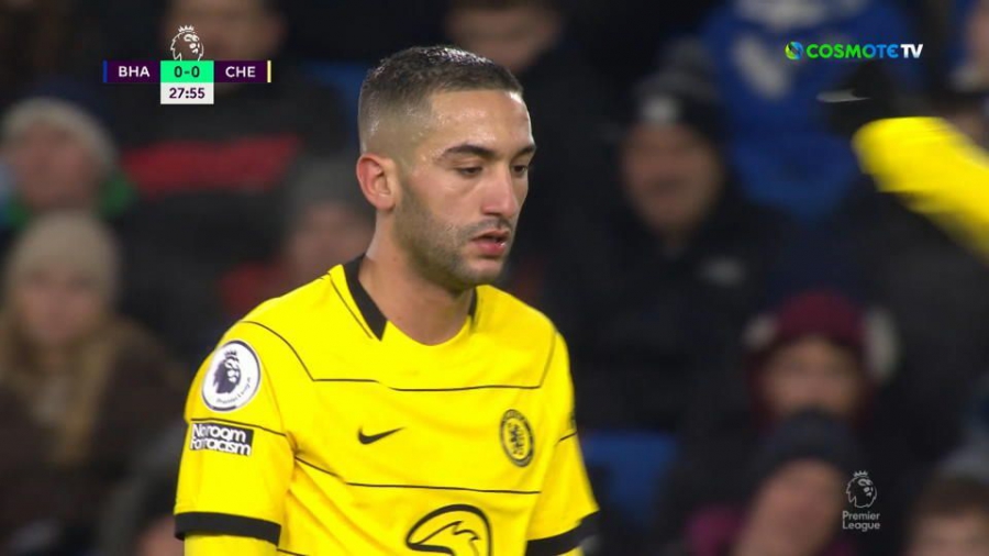 Μπράιτον - Τσέλσι 0-1: O Ζίγιεχ με μακρινό σουτ ανοίγει το σκορ! (video)