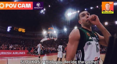 Σλούκας προς διαιτητές: «Νομίζω πως κρίνατε το παιχνίδι» (video)