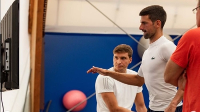 Προπονήθηκαν μαζί Μπογκντάνοβιτς και Τζόκοβιτς