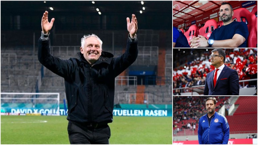 Ολυμπιακός: 19 αλλαγές προπονητών μετρούν οι «ερυθρόλευκοι» στις 13 σεζόν του Στράιχ στην Φράιμπουργκ