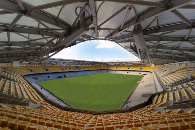 ΑΕΚ: Χαμός από τους φιλάθλους στην OPAP Arena (video)