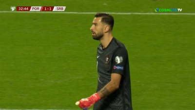 Πορτογαλία – Σερβία 1-1: Μεγάλο λάθος του Πατρίσιο, ισοφαρίζει ο Τάντιτς (video)