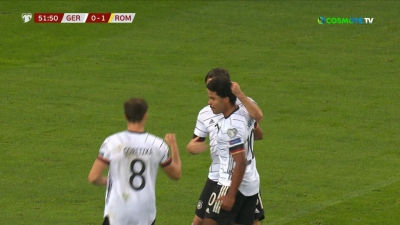 Ρουμανία - Γερμανία 1-1: Ισοφαρίζουν τα «πάντσερ», τη λύση δίνει πάλι ο Γκνάμπρι (video)