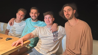 Στιγμές χαλάρωσης για τον Ιωάννη Παπαπέτρου μετά την επιστροφή του στον Παναθηναϊκό