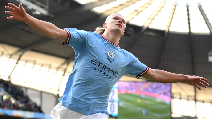 «Βασιλιάς των γκολ» ο Χάαλαντ: Ισοφάρισε το ρεκόρ του Σαλάχ στην Premier League και χρειάζεται ακόμα τρία για το απόλυτο!