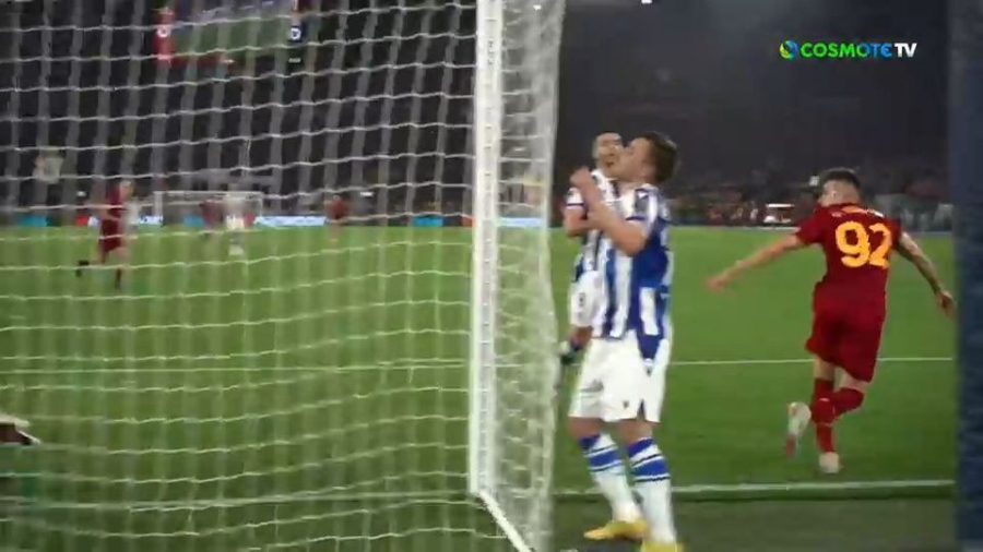 Ρόμα – Ρεάλ Σοσιεδάδ 1-0: Ανοίγουν το σκορ οι γηπεδούχοι με Ελ Σαράουι (Video)