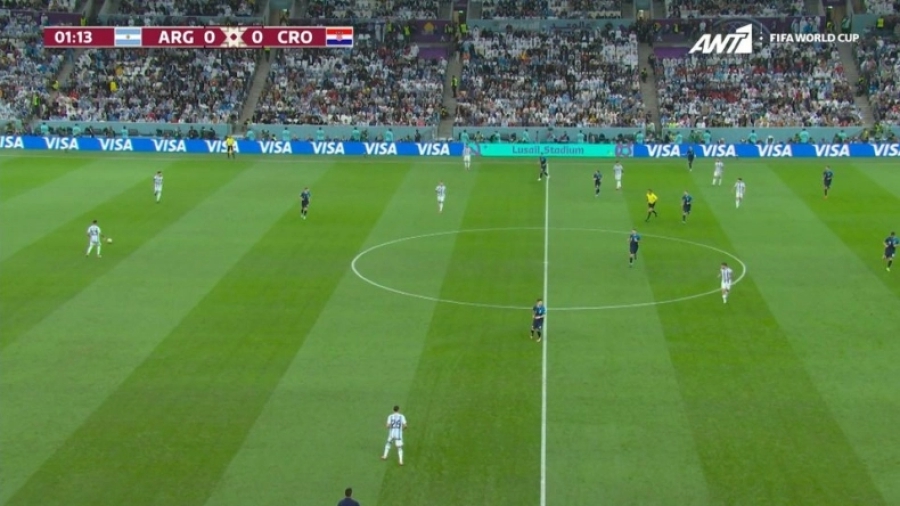 Ενός λεπτού σιγή στη μνήμη του Γιάννη Διακογιάννη στη μετάδοση του Αργεντινή-Κροατία (video)