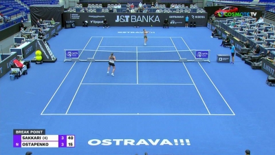 Ostrava Open: Η Οσταπένκο έβρισε τη Σάκκαρη! (video)