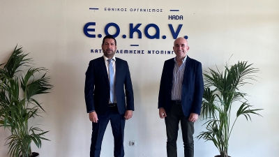 Συνάντηση του Γρηγόρη Λέοντα με τον Χάρη Μαριόλη