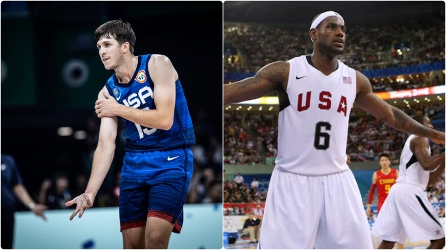 Team USA: Όστιν Ριβς όπως λέμε... ΛεΜπρόν Τζέιμς με το εθνόσημο! (video)